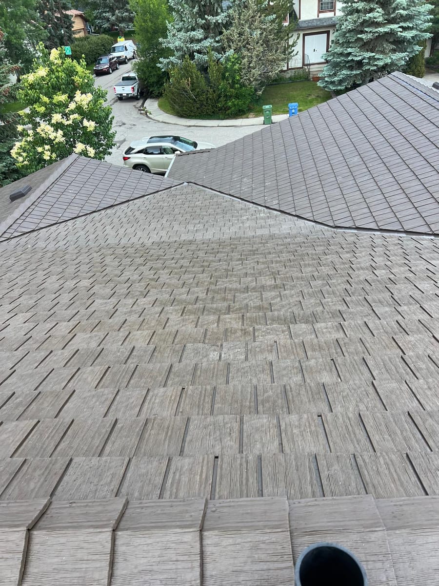 brown euroshield rubber roof valley calgary ab