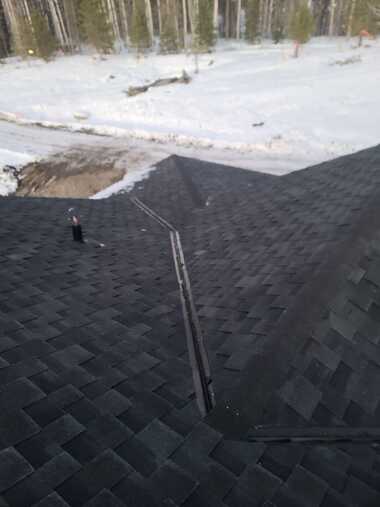 iko armour shake shadow black w metal valley different roof pitch meeting