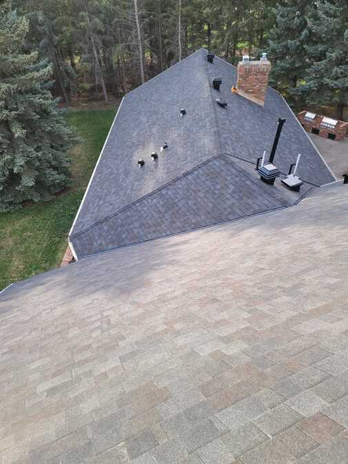 malarkey class 4 shingles in natural wood colour hail proof shingling